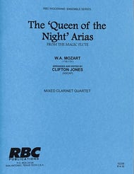 The Queen of the Night Arias Mixed Clarinet Quartet cover Thumbnail